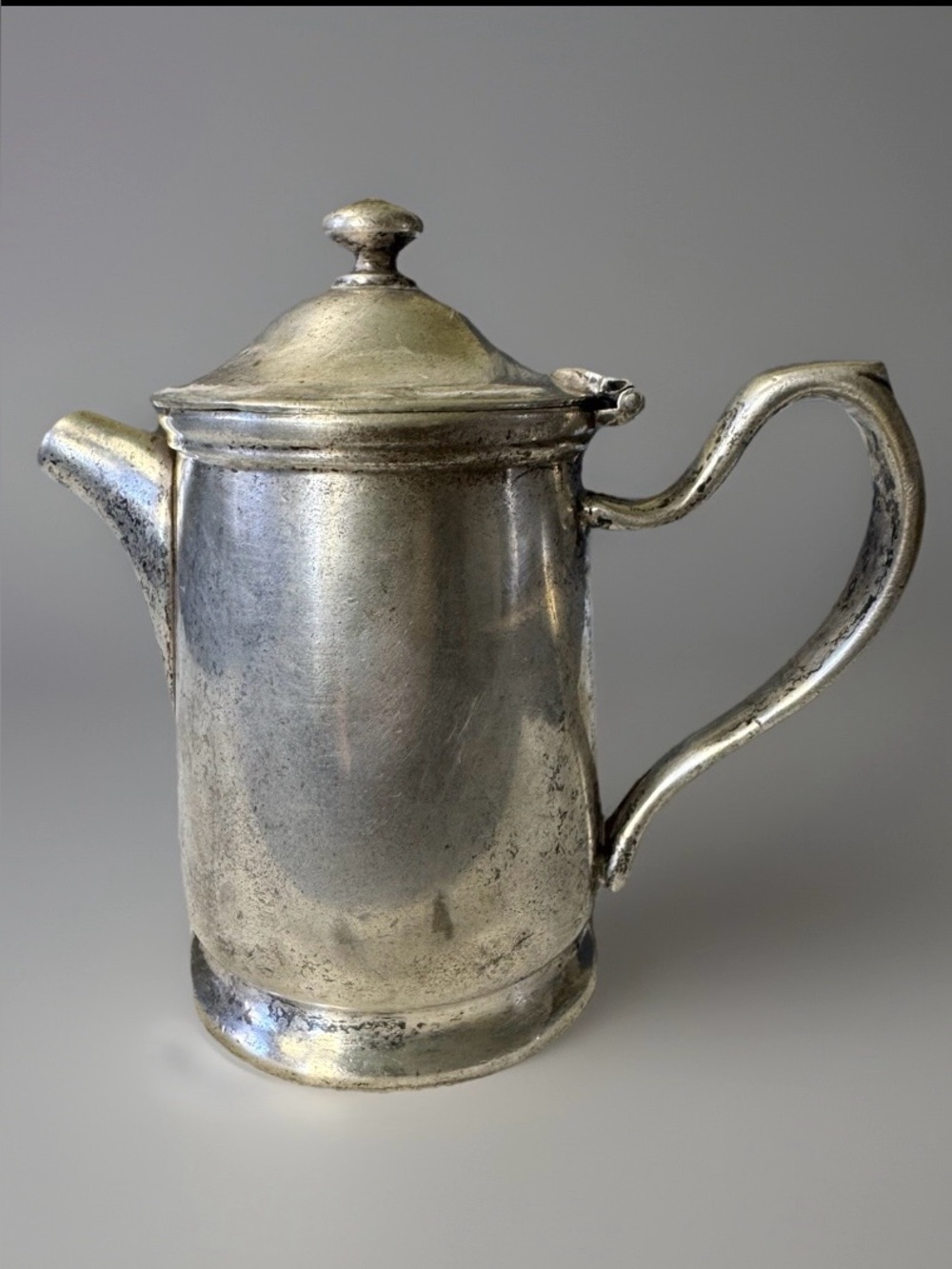 Vintage Wear-Brite Nickel Silver Creamer Hinged Lid Hotel Restaurant Ware